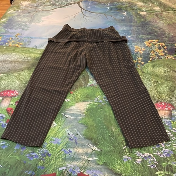 TOV Striped High Waisted Pants, Grey, Size 42, EUC - Picture 11 of 11